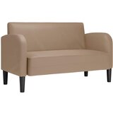 vidaXL Loveseat kavč kapučino barve 110 cm umetno usnje, (21749647) | Shoptok.si