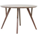 Light & Living Rjava okrogla jedilna miza z mizno ploščo iz akacije ø 120 cm Quenza – | Shoptok.si