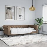 Dnevni krevet boja cappuccina 100 x 200 cm od umjetne kože | Eponuda.ba