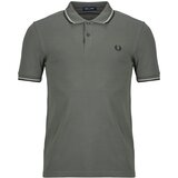 Fred Perry TWIN TIPPED SHIRT Zelena Cijene
