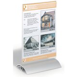 Durable Namizno stojalo, akril z aluminijastim podstavkom, DIN A5, VxŠxG 237 x 150 x 85 mm, DE 6 kosov | Shoptok.si