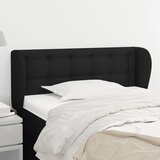  Uzglavlje s ušima crno 103x23x78/88 cm od tkanine | shoptok.hr