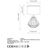 Opviq Set stolnih lampi Diamond-S-712, 25x25x43 cm, IP20, 2 komada, zlatno-smeđa boja | Eponuda.ba