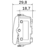 GEWISS GW10153 dugme sa simbolom prozora Bell Light 1 Normalno otvoren 1M 1P 16A Bela | Eponuda.com