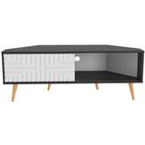 Hanah home Hanah Kućna TV komoda Mora, 140x45x34 cm, Crna | Eponuda.ba