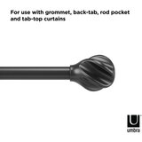  Curtains - accessories HELIX color black umbra | shoptok.hr