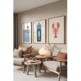 WALLXPERT Ç-300831 - 5070 Višenamenski Set Dekorativnih Slika (3 Komada) | Eponuda.com