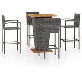  5-dijelni vrtni barski set sivi | shoptok.hr