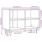 TV ormarić crni 69 5 x 30 x 50 cm od konstruiranog drva | shoptok.hr