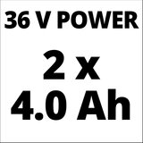 Einhell GE-CM 43 Li M Kit (2x4,0Ah), Akumulatorska kosačica za travu Set - (3413130) | ePonuda.com