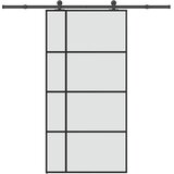 vidaXL Klizna vrata s priborom 102,5x205 cm od stakla ESG i aluminija Cijene