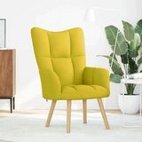  Stolica za opuštanje od tkanine svjetložuti | shoptok.hr