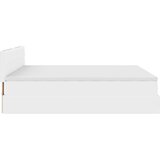 vidaXL Okvir kreveta s madracem čisto bijela 180x200cm umjetna koža | shoptok.hr
