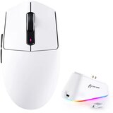 Attack Shark bežični gaming miš G3Pro PAW3311/25000 dpi/omron switches/white + charging dock Cene