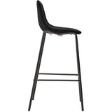 3-dijelni barski set od tkanine crni | shoptok.hr