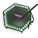 Neo-Sport fitness trampolin s ručkom 127 cm – šesterokutni, zeleni | shoptok.hr