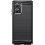 Techsuit Carbon Silicone maska za Xiaomi Redmi 10 5G - crna | shoptok.hr