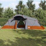  Družinski &scaron;otor z okni, kupola siva in oranžna za 6 oseb, vodoodporen, (22012583) cene