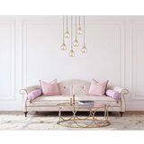  Luster na sajli LACRIMA HONEY 6xE27/60W/230V crna/zlatna/dimljeno bež | Eponuda.com