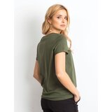 BASIC Feel Good T-shirt-RV-TS-4838.18P-khaki | Shoptok.si