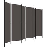 Sobna pregrada sa 6 panela antracit 300 x 180 cm | Eponuda.ba