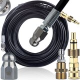 Rosfix Set Hydrojet Pro 20M – Cev Za Kalizacjacijo Z Adapterji | 20 M, 200 Barov, M22, Združljivo Z Lavor Vertigo Ninja Parkside PHD, (5000222930) | Shoptok.si