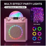 N-gear karaoke Block Party 602 XL, 300W, disko kugla, 2 žič. mikr, space grey | shoptok.hr