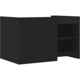  Stolić za kavu crni 80 x 50 x 50 cm od konstruiranog drva | Eponuda.ba