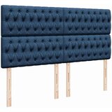  Otomanski okvir kreveta s madracima plavi 200x200cm tkanine | shoptok.hr