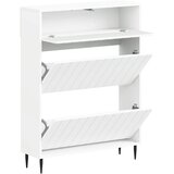  Ormar za cipele ZWOLLE 78 x 24 x 103 cm Konstruirano drvo - Bijela | shoptok.hr