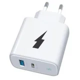 Group - Adapter za brzo punjenje 1xUSB-C + 1xUSB-A Power Delivery 38W bela