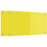  Kuhinjski zaštita 2 pcs Žuta 80 x 40 cm | shoptok.hr