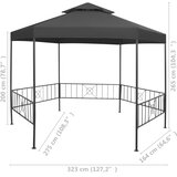  Vrtna sjenica 323 x 275 x 265 cm antracit | shoptok.hr