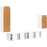  Komplet TV omaric 4 pcs Bela Konstruiran les, (5000132195) | Shoptok.si
