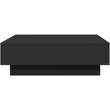 vidaXL Stolić za kavu crni 90 x 90 x 28 cm od iverice | shoptok.hr