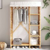 vidaXL Garderobna omara 110x45x170 cm bambus | Shoptok.si