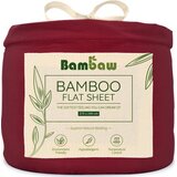 Bambaw Cozy Rjuha iz bambusa - 270 x 290 cm - Burgundy Cene