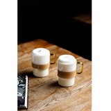 Vialli Design Rumene steklene skodelice v kompletu za kapučino 2 ks 350 ml Livio – | Shoptok.si