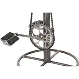  Tabure DKD Home Decor Srebrna Metal Svijetlo smeđi Ratan (44 x 41 x 82 cm) | shoptok.hr