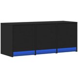 TV ormarić s LED svjetlima crni 97x34x40 cm konstruirano drvo | shoptok.hr
