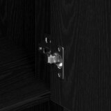  Highboard Crni hrast 80 x 33 x 150 cm Konstruirano drvo | shoptok.hr