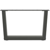  Noge jedilne mize V-oblika 2 kosa Antracit 50x(30-31,3) cm | Shoptok.si