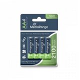  Baterija MEDIARANGE AA 2100mAh AA-HR6 (HR06) BLISTER 4kom punjive NiMH baterije | ePonuda.com