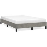 vidaXL Okvir kreveta svjetlosivi 120 x 190 cm baršunasti Cijene
