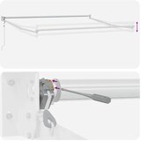 Tenda na automatsko uvlačenje bordo 500 x 300 cm | shoptok.hr