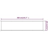  Vertikalna markiza terakota 60x360 cm tkanina oxford, (20702484) | Shoptok.si