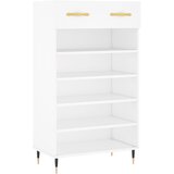 Maison Chic Omarica za obutev - Kopa za čevlje bela 60x35x105 cm inženirski les, (21776203) Cene