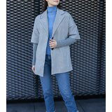 Gemre Gray coat with sweater sleeves Sameha | Shoptok.si