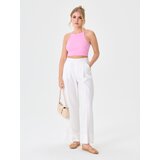 Sinsay Crop top u stilu negližea | shoptok.hr