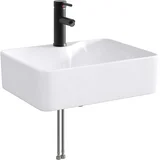 Umivaonik za kupaonicu Mat Crna 48,5 x 37,5 x 13 cm Metal